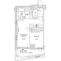 ザ・パークハビオ文京目白台プレイスの物件間取画像